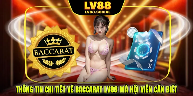 Thông tin chi tiết về Baccarat LV88 mà hội viên cần biết